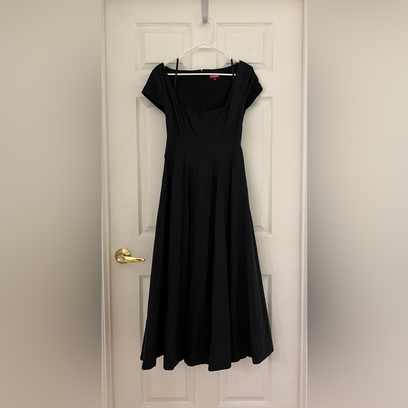 STAUD Short Sleeve Wells Maxi Dress Sz 12 - Picture 3 of 11